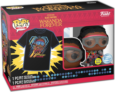Zestaw Funko Pop! & Tee Marvel Black Panther Wakanda Forever Figurka Bobble-Head Ironheart + Koszulka Rozmiar S 70379 (889698703796)