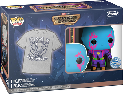 Zestaw Funko Pop! & Tee Marvel Guardians of the Galaxy Volume 3 Figurka Drax + Koszulka Rozmiar L 71421 (889698714211)