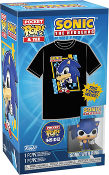 Zestaw Funko Pocket Pop! & Tee Sonic The Hedgehog Figurka Sonic + Koszulka dziecięca Rozmiar S 70389 (889698703895)