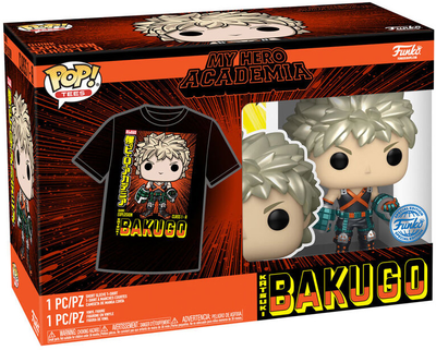 Zestaw Funko Pop! & Tee My Hero Academia Figurka Katsuki Bakugo + Koszulka Rozmiar M 64593 (889698645935)