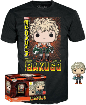 Zestaw Funko Pop! & Tee My Hero Academia Figurka Katsuki Bakugo + Koszulka Rozmiar XL 64595 (889698645959)