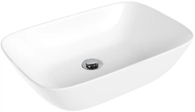 Раковина Helmken 45450000 50.5 см біла + донний клапан Click-Clack хром