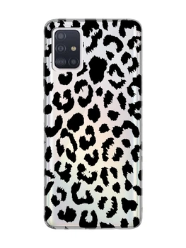 Прозорий чохол на Samsung Galaxy A71/A715 :: Леопардовий принт (принт 374)