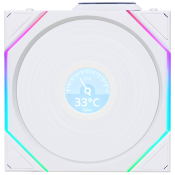 Wentylator Lian Li Uni Fan TL Wireless LCD 120 Reverse Blade White (LULI-116)