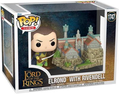 Zestaw Funko Pop! Town The Lord of the Rings 1747 Elrond with Rivendell 83787 (889698837873)
