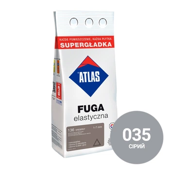 Фуга еластична для швів Atlas 035 сірий 2 кг