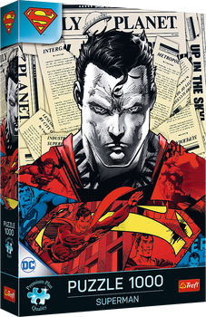 Пазли Trefl Premium Superman Герой 1000 елементів 10884 (5900511108842)