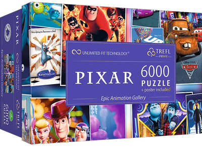 Пазли Trefl Pixar Галерея епічної анімації 6000 UFT елементів (5900511810387)