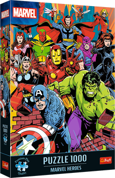 Пазлы Trefl Premium Marvel Heroes Герои Марвел 1000 элементов (5900511108811)