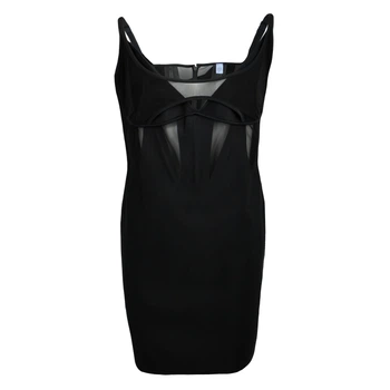 Корсетное платье женское H&M х Mugler Черный 2XL 061224-764799