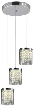 Lampa wisząca Light Prestige Cantos 3 LED 4000K chrom (LP-1114/3C)