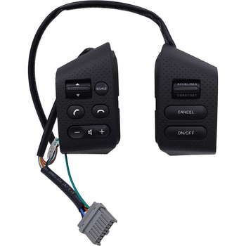Кнопки руля Nissan Tiida 2007-2013 25550EM00D Black
