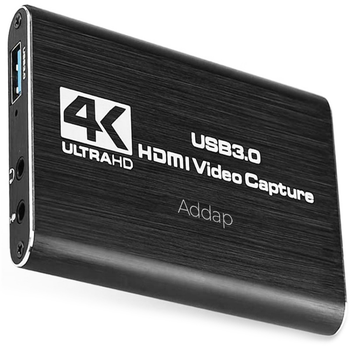 Зовнішня відеокарта відеозахоплення HDMI в USB 3.0 на 2 монітори OEM VCC04 для геймінгу, стрімінгу та прямих трансляцій