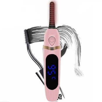 Плойка для завивки ресниц Eyelashes Curl электронная Розовый