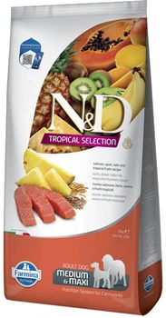 Сухой корм для собак Farmina N&D Tropical Selection Salmon Adult Medium & Maxi с лососем и тропическими фруктами 10 кг (8010276042385)