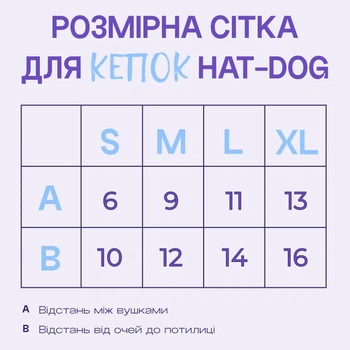 Кепка для собак Hat-Dog льон малинова з регульованою затяжкою 5/XL