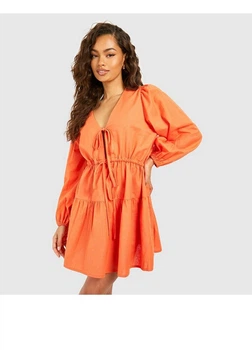 Платье boohoo 38 Оранжевый GZZ81431_оранж_03
