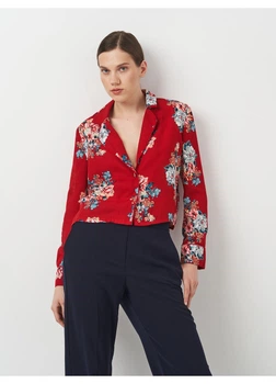 Блуза boohoo 34 Красный HP7058_03