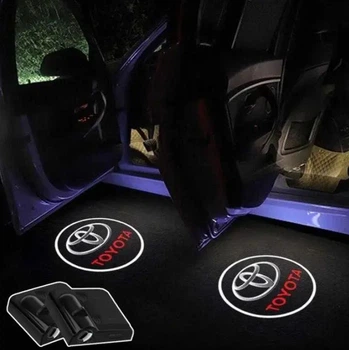 Проектор-подсветка дверей авто с логотипом Toyota №1 Цена за 1шт (с магнитом, на скотче)