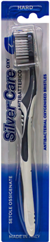 Зубна щітка Silver Care Oxygen Жорстка Cіра (5522) (8009315072131)
