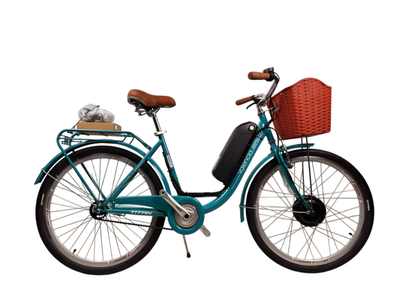 Електровелосипед Titan Valencia 26" 18" Зелений передній 500W 48V10Ah