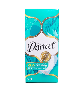 Гігієнічні прокладки щоденні "DISCREET" deo Water Lily Мультиформ 20 шт