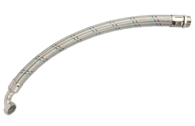 Шланг антивібраційний кутовий 60 см 1''х1'' NPO Flexible