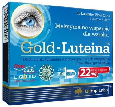 Suplement diety Olimp Gold Luteina 30 kapsułek (5901330039058)