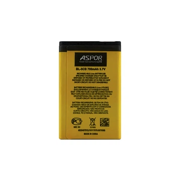 Акумулятор Aspor Lite BL-5CB для Nokia 1616/C1-02/1280/1800/C2-06/3650/6630