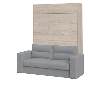 Шкаф-Кровать-Диван Smartmebel JUPITER-140 NEW Гикори Рокфорд Светлый 140х200 см (N 100-39)