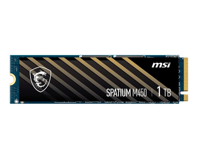 SSD диск MSI SPATIUM M450 3D NAND TLC PCIe Gen4, SSD M.2 NVMe 2280 PCIe 4.0x4 (S78-440L0M0-P83)