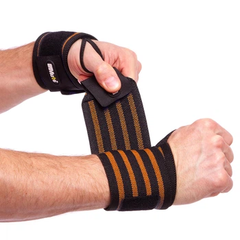 Бинты кистевые для жима STRENGTH WRIST WRAPS SP-Sport TA-311 Оранжевый
