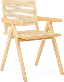 Krzesło do kuchni i salonu HOMLA ROTIN 50 x 55 x 78 cm (5904183834085)