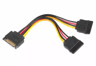 Кабель - розгалужувач 1 на 2 сата 1*Sata to 2*Sata TCOM – фото