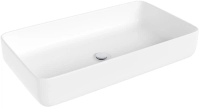 Раковина Helmken 48760000 60 см белая + донный клапан Click-Clack белый матовый