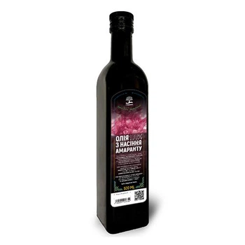 Олія з насіння амаранту 100% (скло) ECOPROD 500мл
