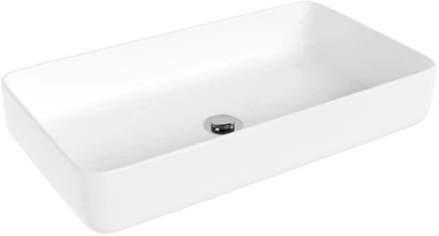 Раковина Helmken 48760000 60 см белая + донный клапан Click-Clack хром