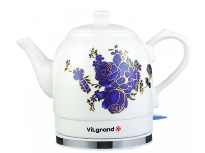 Vilgrand VC515R Электрическая керамика чайника с 1,5 л белой