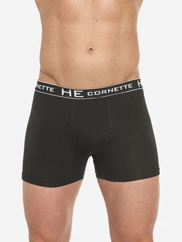 Трусы боксеры мужские хлопковые Cornette High Emotion 503 HE NEW XL Черные (5902458196791)
