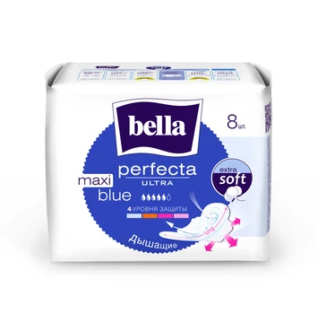Гигиенические прокладки Bella Perfecta ultra Maxi Blue 8 шт