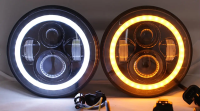 Led Фары Нива 2121-21213 Тайга УАЗ 469 ГАЗ 24, ВАЗ 2101, Хаммер, FJ Cruiser, w463 BLASKAR
