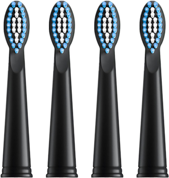 Насадка для електричної зубної щітки AHealth SMART SONIC SMILE 1 Black (4 шт)
