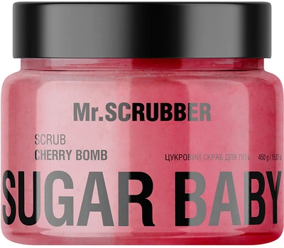 Сахарный скраб для тела Mr.Scrubber Sugar Baby Cherry Bomb 450 г (4823109703698)