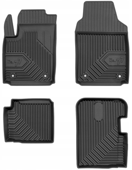 Комплект автомобільних килимків Frogum 77 для Fiat 500 з 2020 року 4 шт (5902643444232)