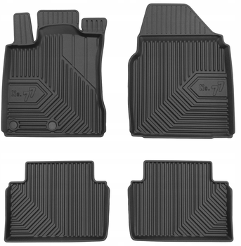 Комплект автомобільних килимків Frogum 77 для Nissan Qashqai III з 2021 4 шт (5902643443099)