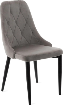 Krzesło do kuchni i salonu HOMLA LOUIS QUILTER 44 x 59 x 88 cm Grey (5904183849010)