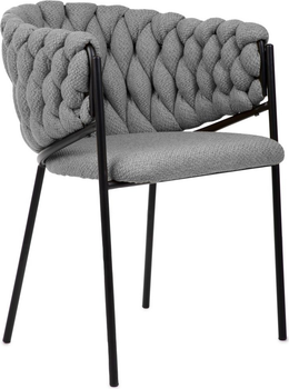 Krzesło do kuchni i salonu HOMLA MERLE 57 x 59 x 78 cm Dark Grey (5904183855493)
