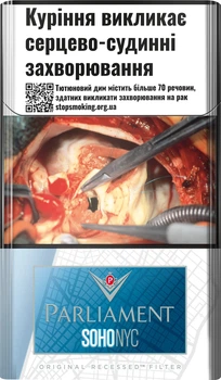 Блок сигарет Parliament SOHO NYC Compact Silver х 10 пачек (4823003215242)