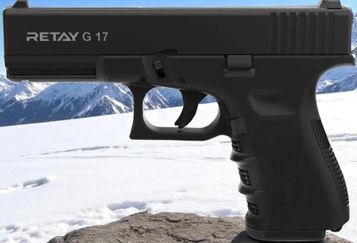 Стартовый шумовой пистолет RETAY G17 black Glok 17