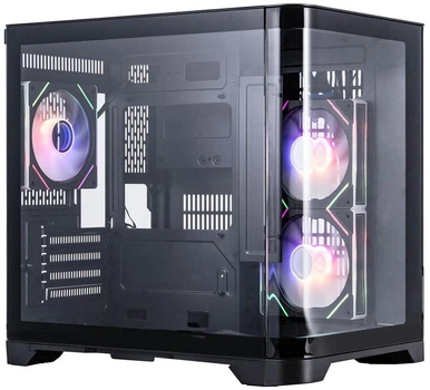 Корпус 1stPlayer UV5-BK-2FC7R-1FC7 Black без БП (UV5-BK-2FC7R-1FC7)